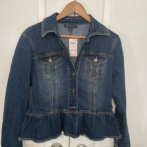 I N C jeans Jacket Blue XSmall